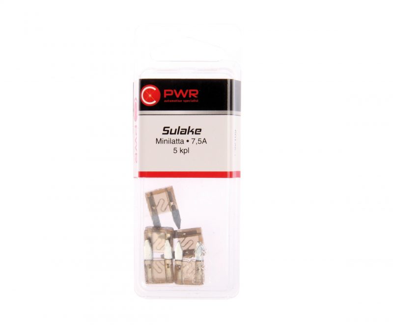 SULAKE MINI LATTA 7,5A 5KPL