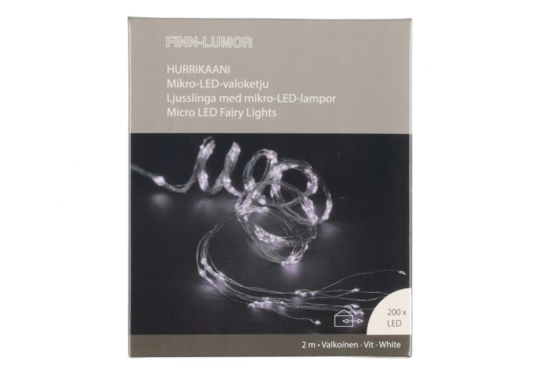 FINNLUMOR VALOKETJU HURRIKAANI VALKOINEN - Image 3