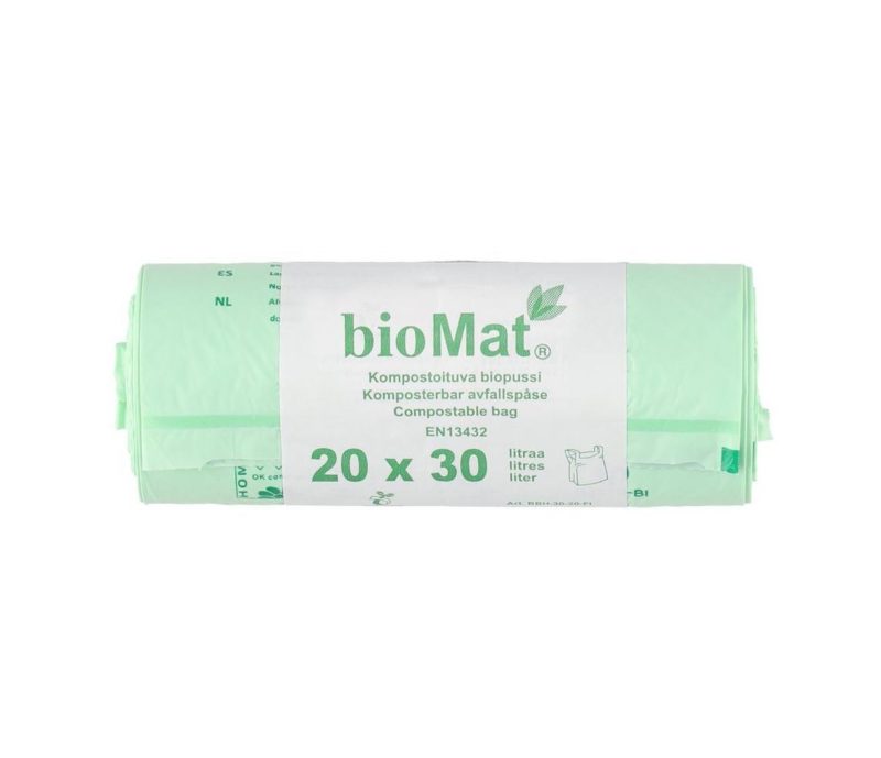 BIOMAT BIO ROSKAPUSSI 30L 20KPL SANGALLINEN